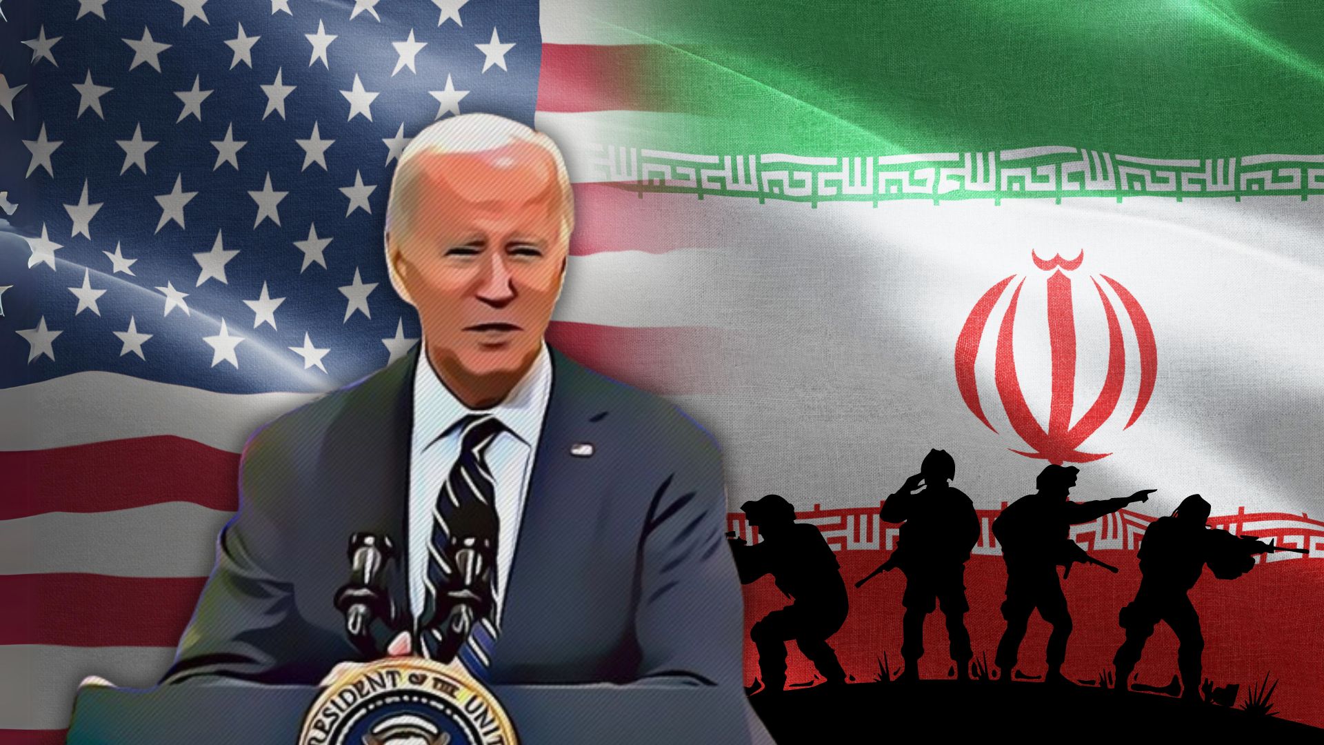 Biden reacts: off to military action.  So the US will strike Iran
