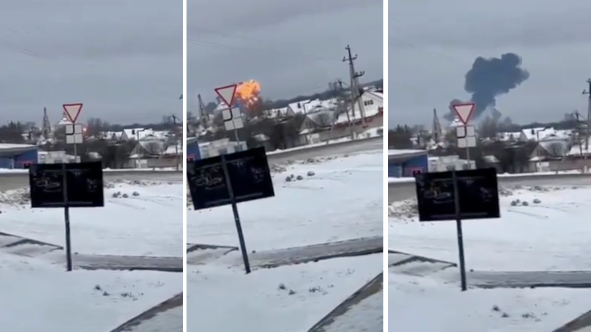 Russian military plane shot down: "Ukrainian prisoners on board". Kiev: "They were missiles"