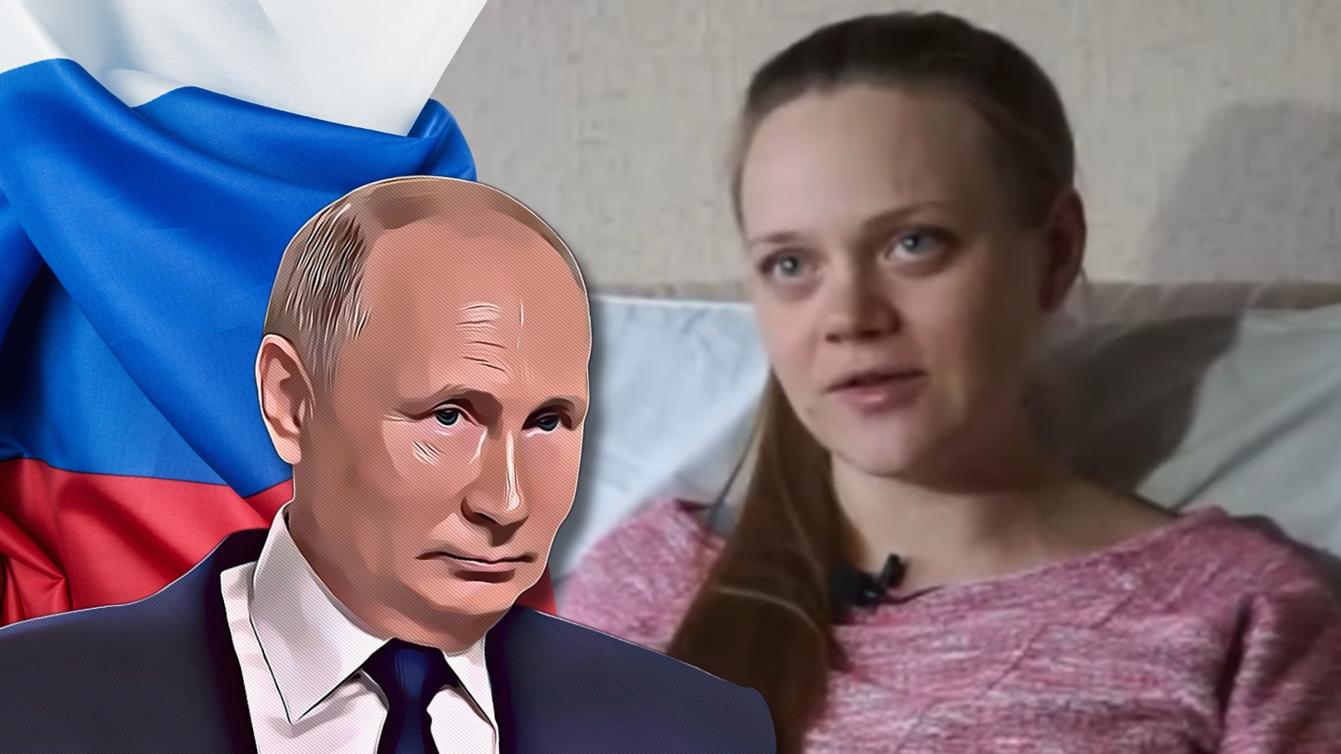 The strange story of the "Madonna of Mariupol" who cheers Putin