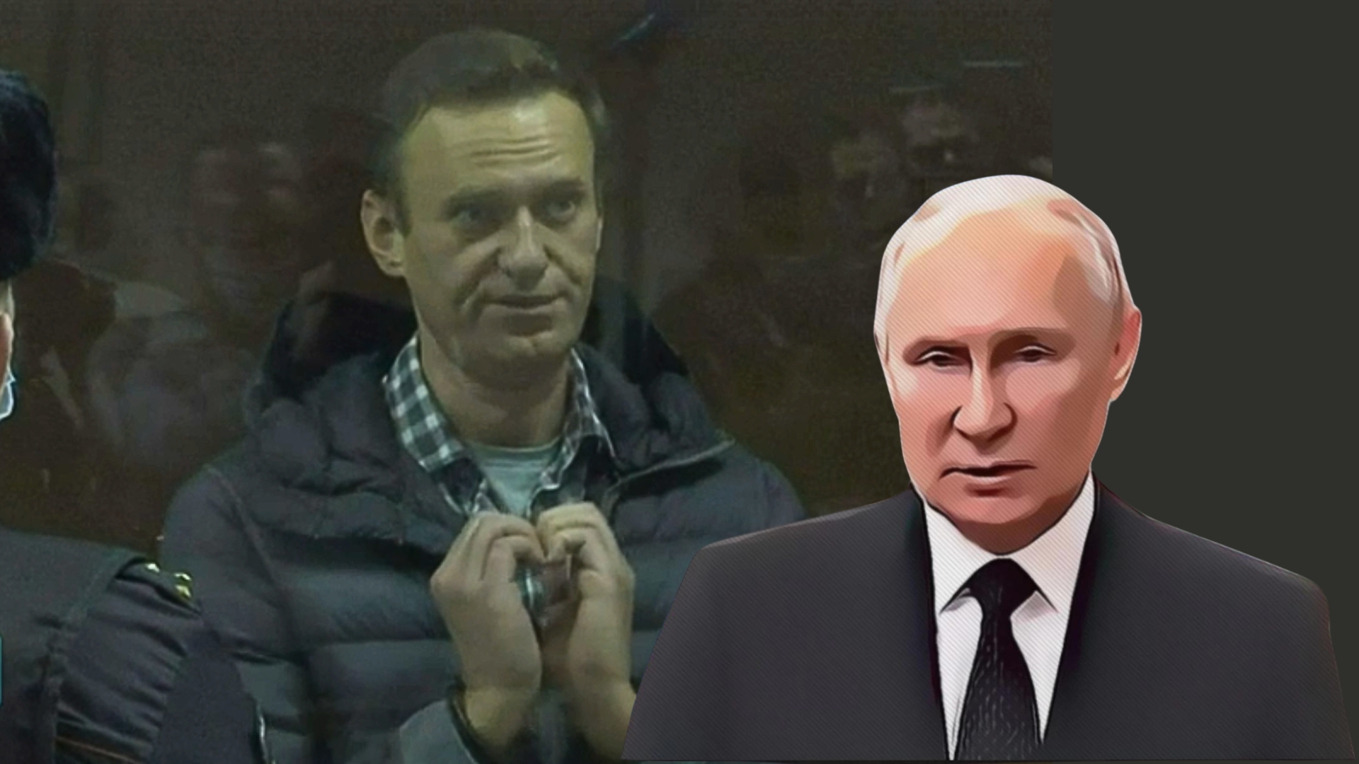 Because Navalny was in prison in Russia
