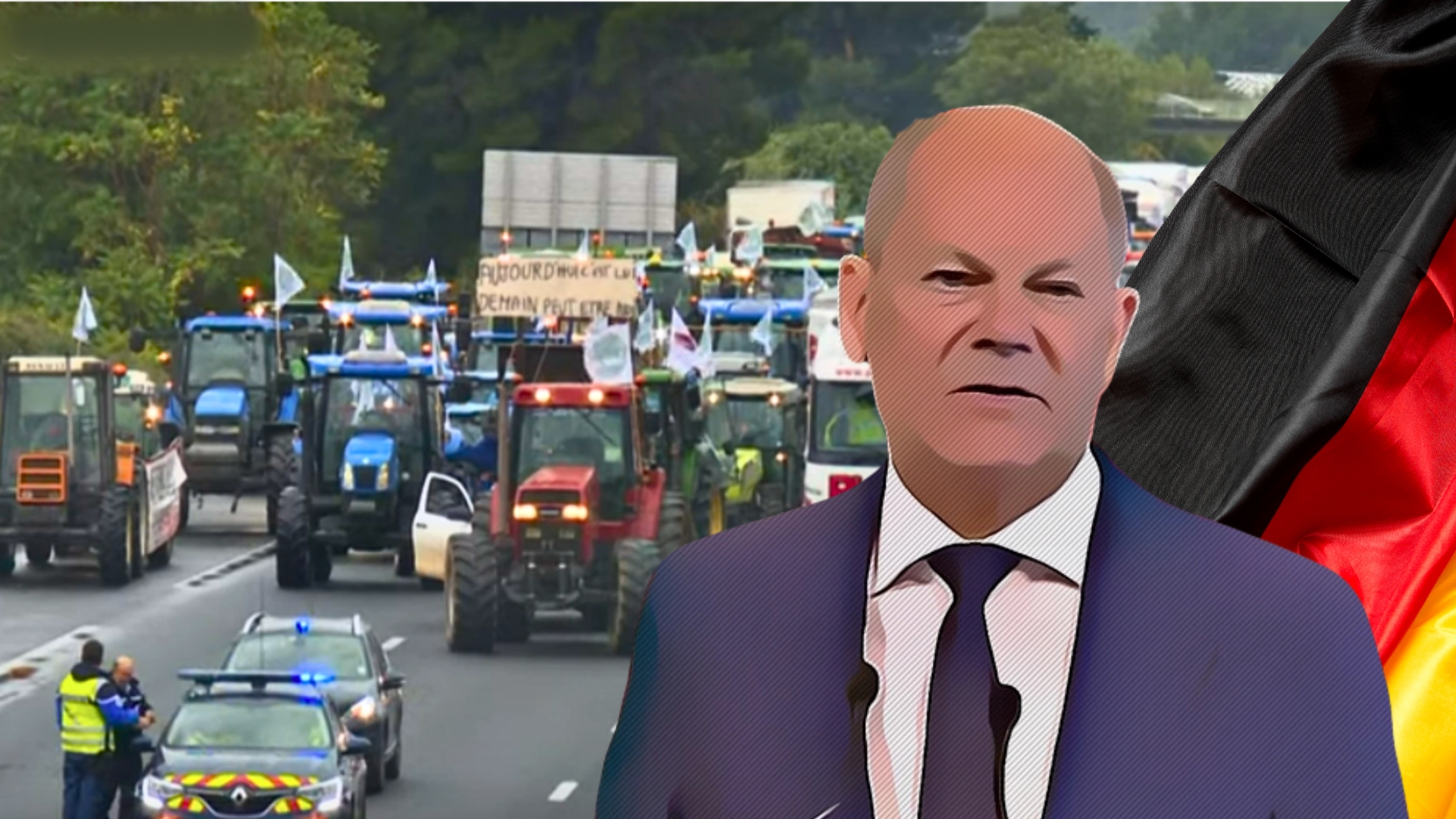 Tractors and trucks in revolt, Germany seethes against the green