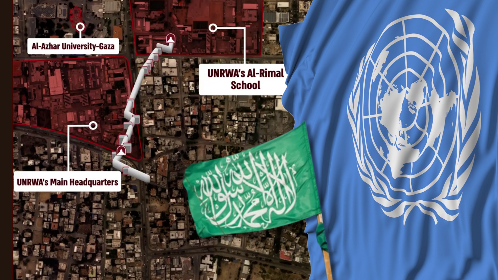 UN scandal: a Hamas base under the UNRWA headquarters