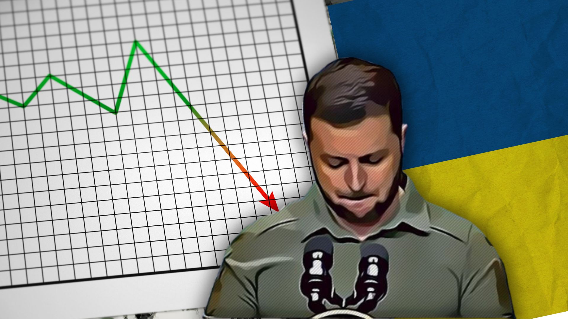 Zelensky plunges in the polls