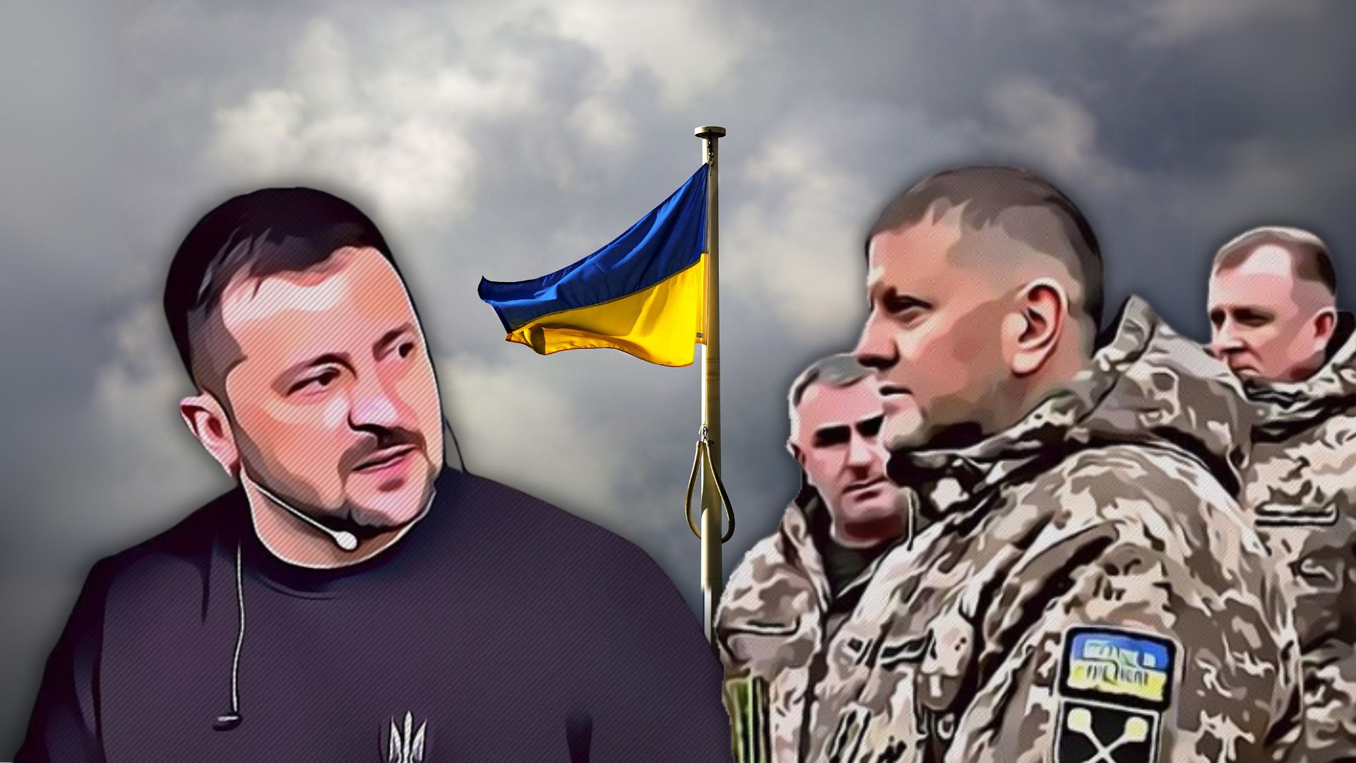 the soldiers also stand with Zaluzhny