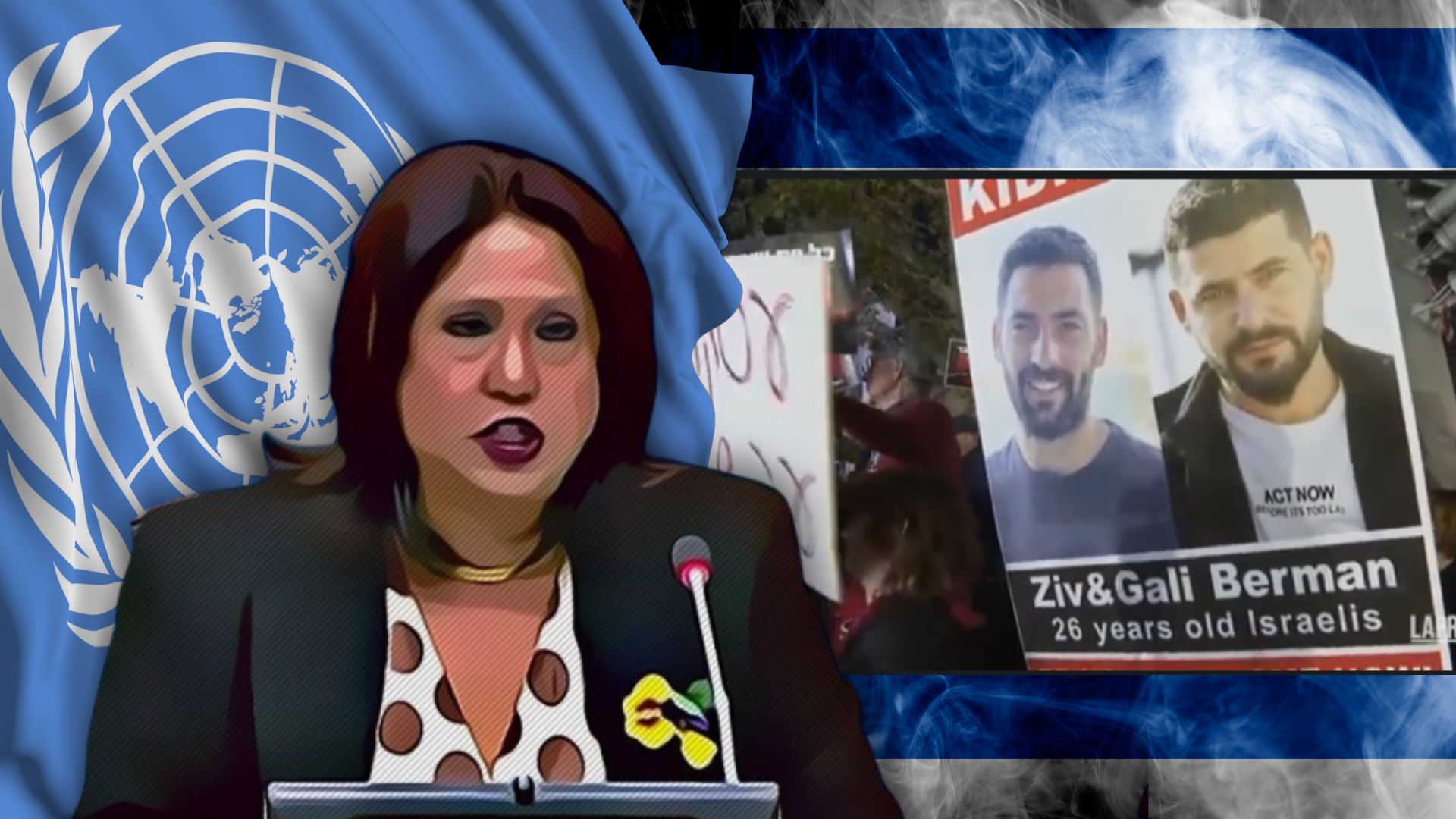 Rape of kidnapped people, according to the UN, it is Israel's fault