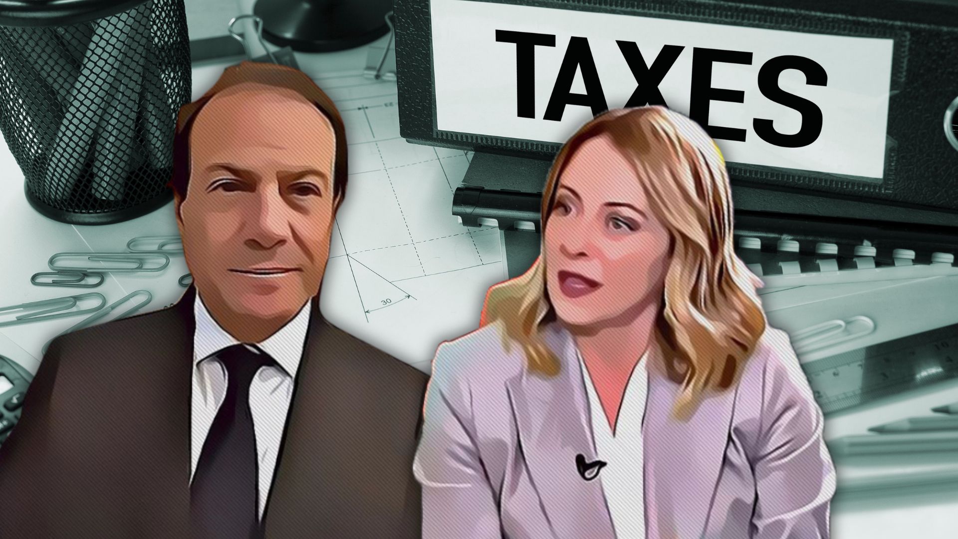 "Tax cuts for the middle class."  Who will pay the least (over 50 thousand euros)