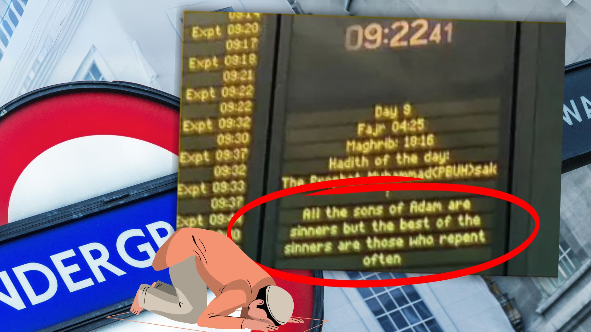 That Islamic message at the station marks our surrender