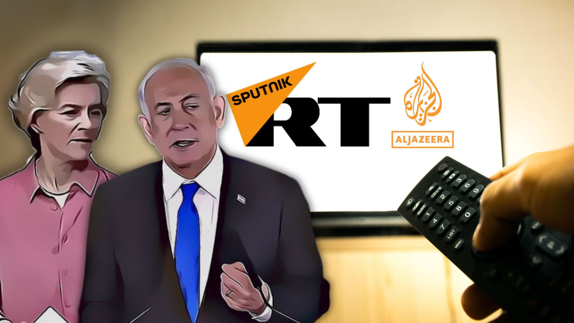 Israel shuts down Al Jazeera? The EU banned the Russians, but everyone remained silent