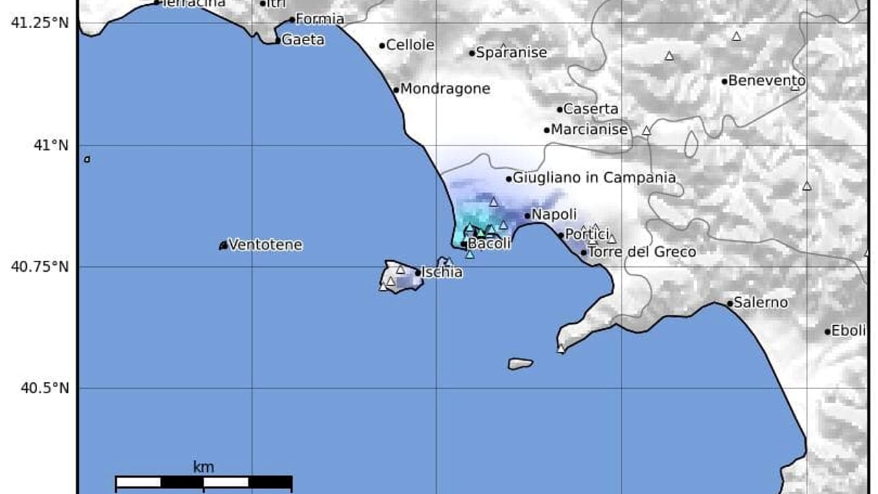 Gustly earthquakes: strong seismic swarm underway at Campi Flegrei