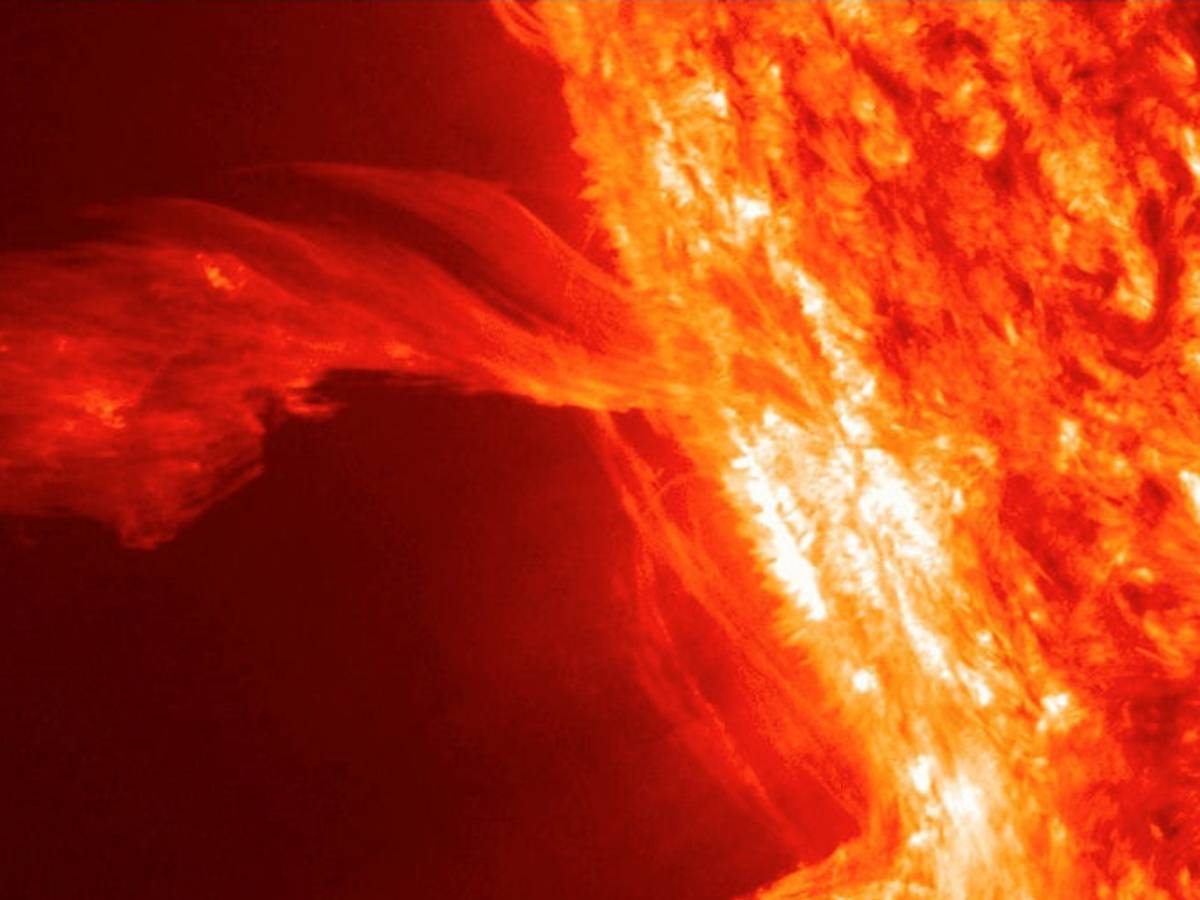 Solar storm in progress.  From the Northern Lights to haywire telecommunications: what can happen