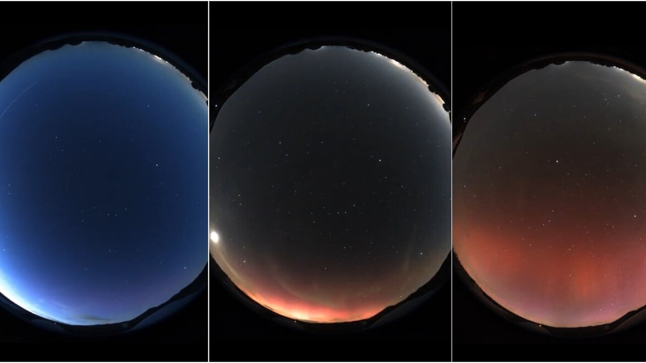 The dawn show over Italy: the video from dusk to dawn