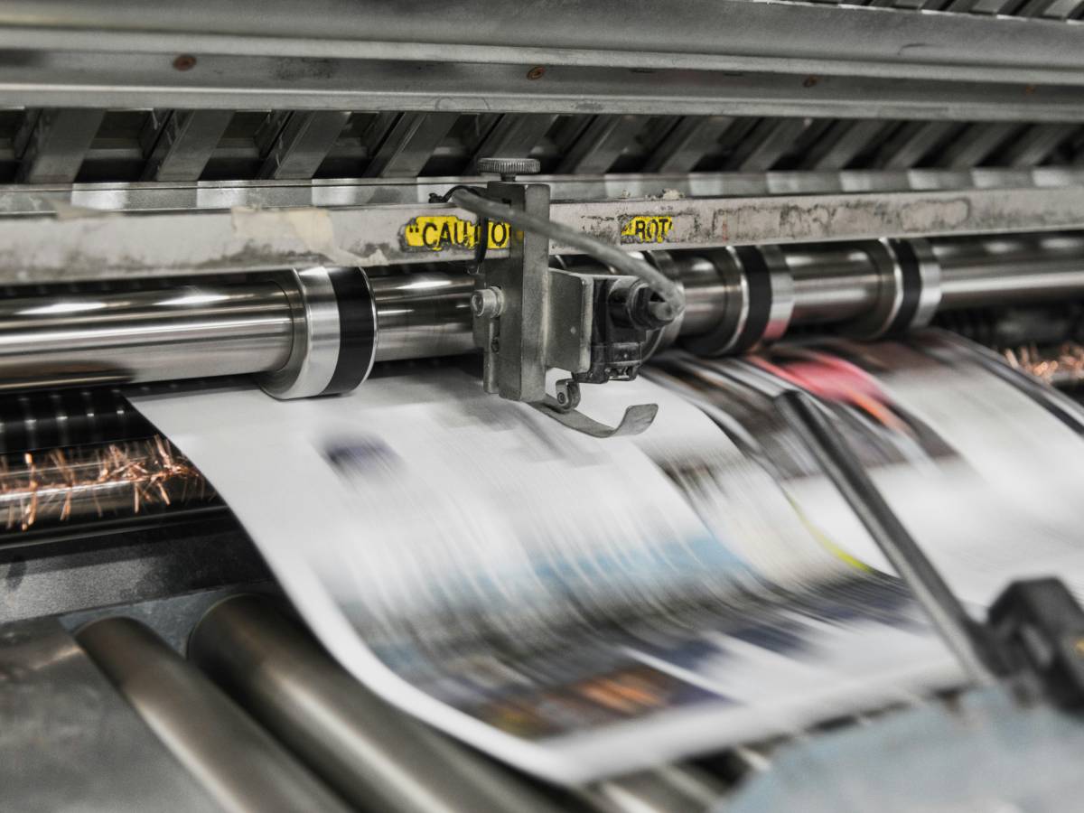 One-way press - the newspaper