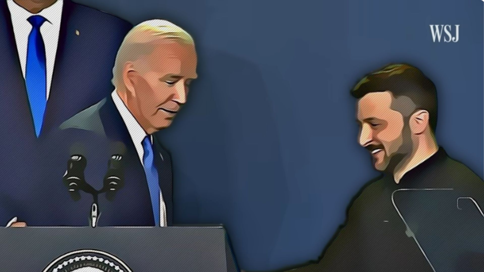 confuses Zelensky with "Putin" and Kamala with "Trump"