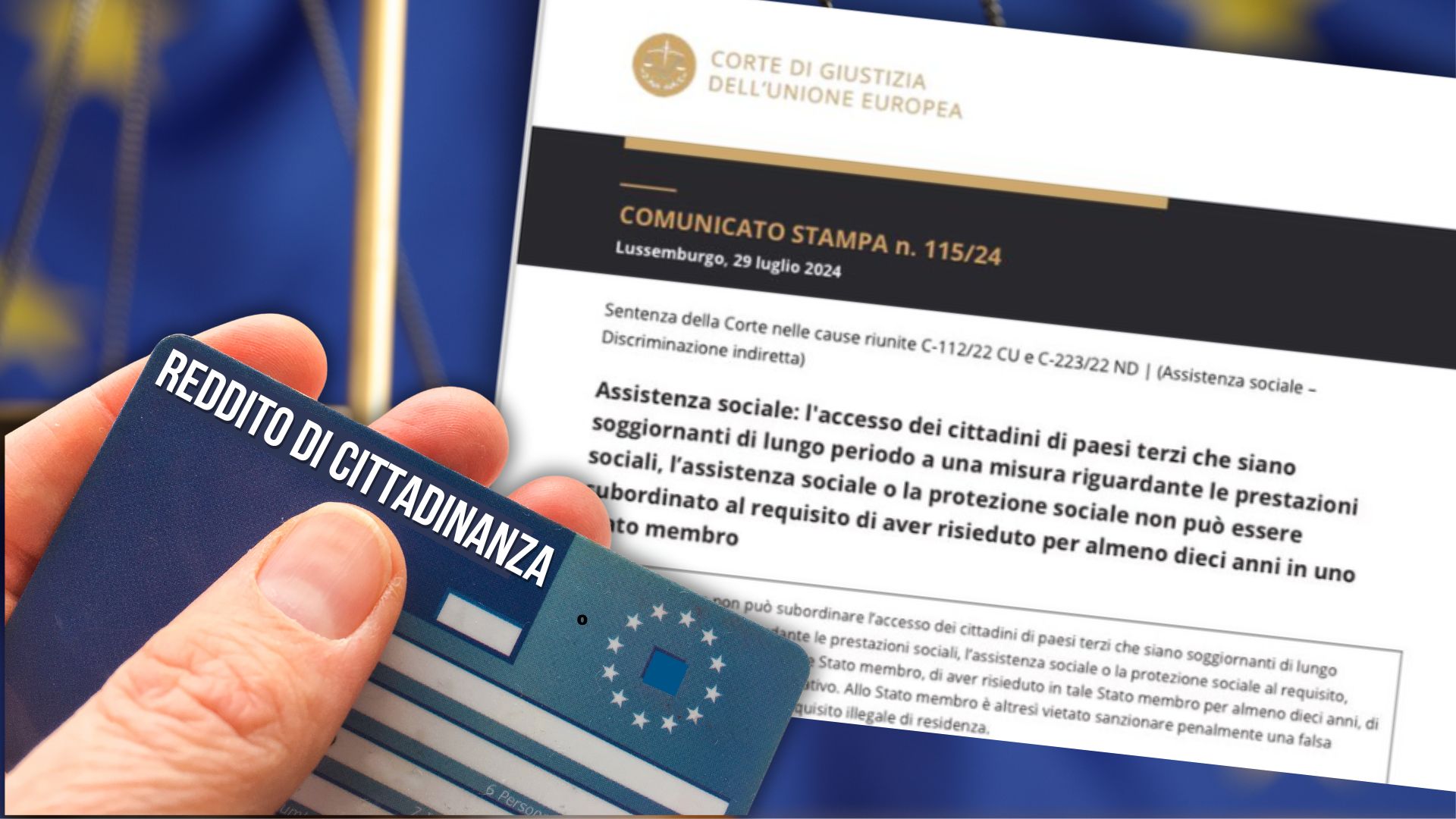 the grillino income must also be given to migrants