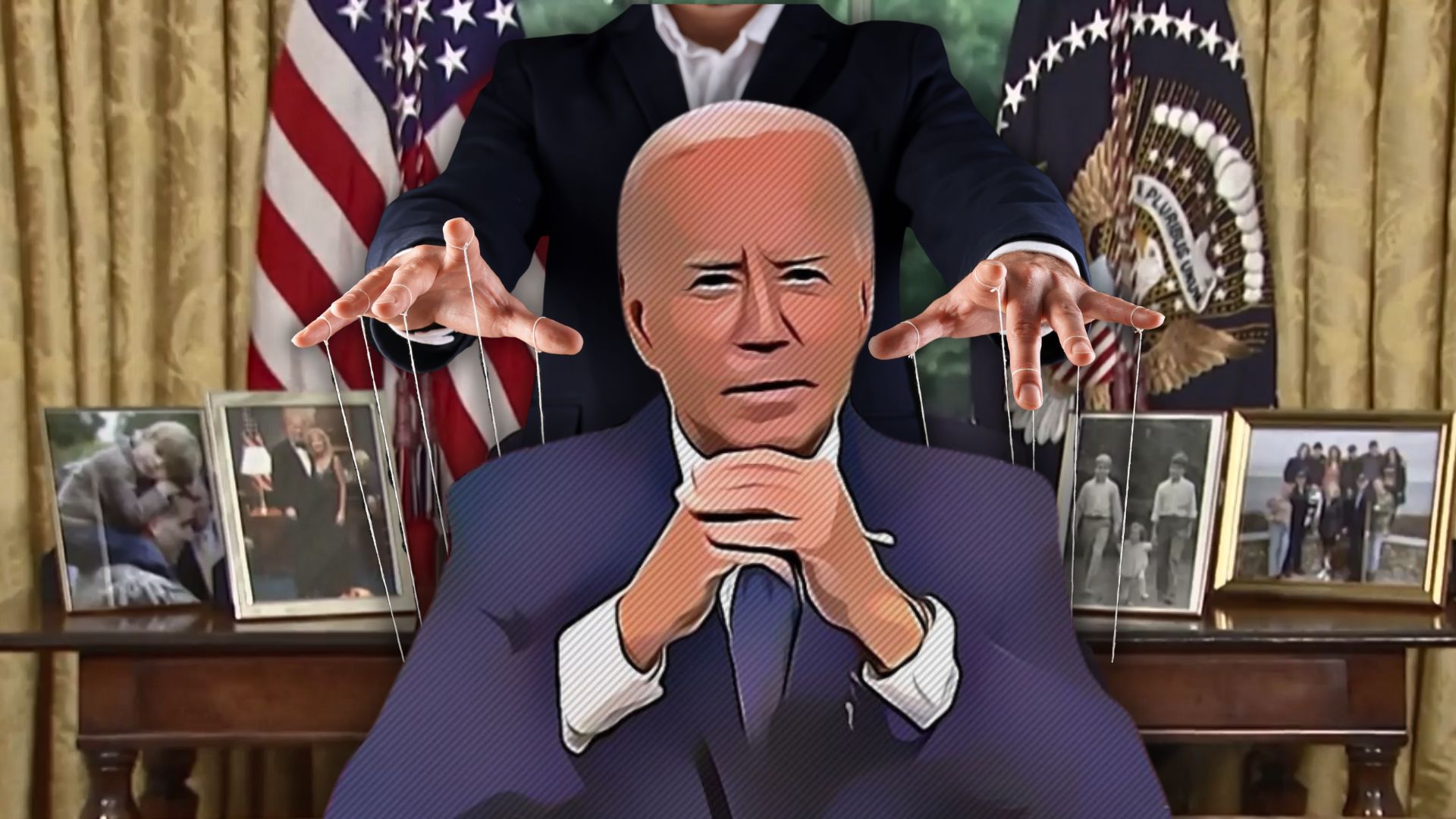 who manipulates Biden by exploiting his mental tilt
