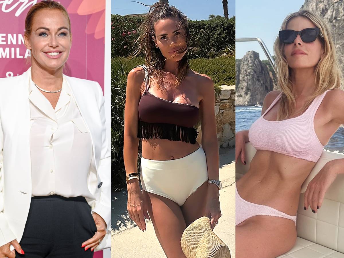 Sonia Bruganelli out in the open with Angelo, escape to Maratea with Walter for Arisa, Alessia Marcuzzi hot