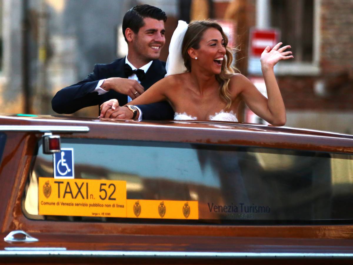 Instagram, the flash wedding, the four children and the shocking farewell: the love story between Alvaro Morata and Alice Campello