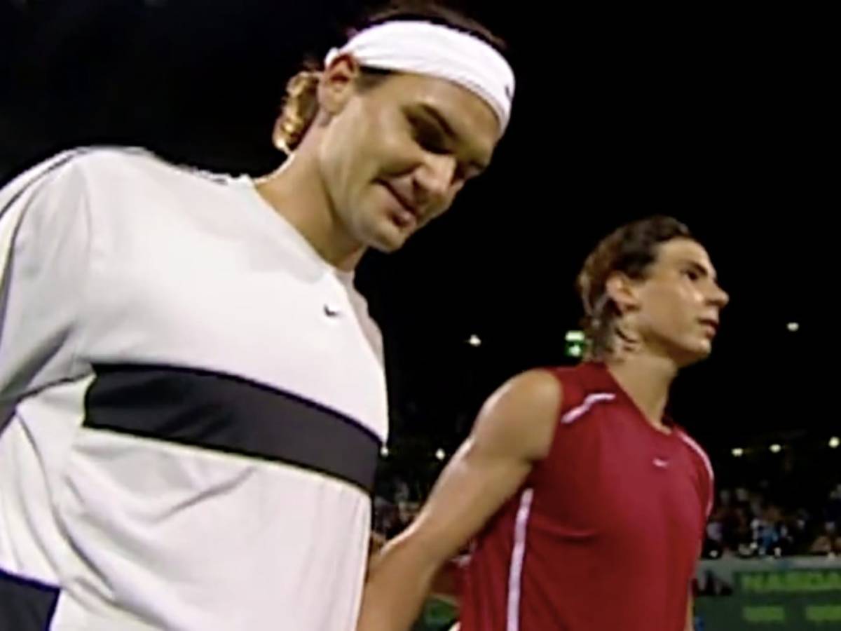 Twenty years ago the first match between Federer and Nadal was played