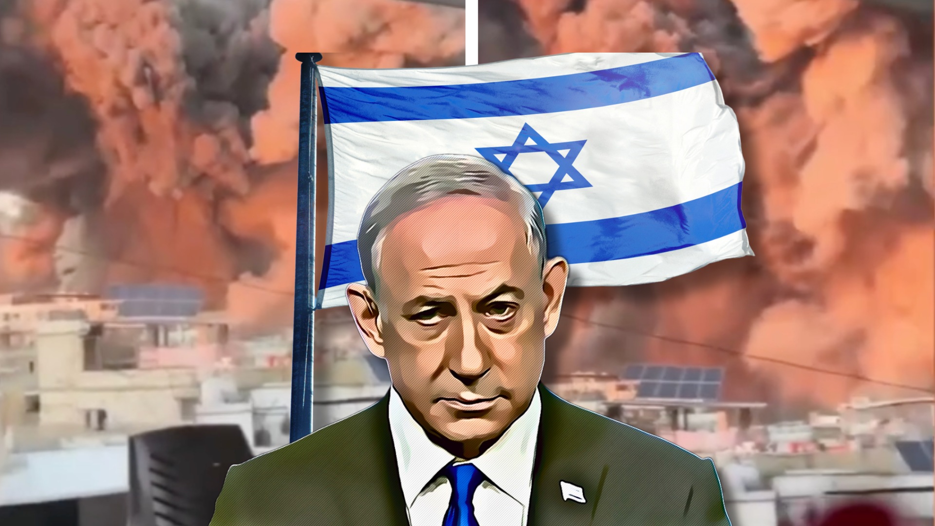 "Anti-Semitic swamp". Israel bombs Beirut