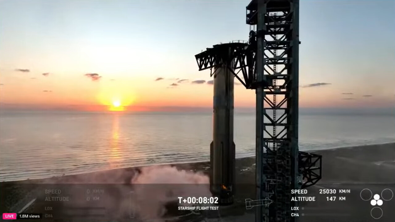 Space X writes history: Starship booster recovered on the fly