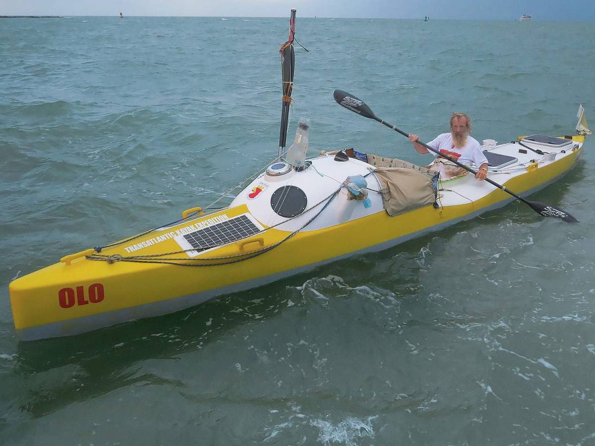 The Atlantic in a kayak: Alex Doba's crazy feat
