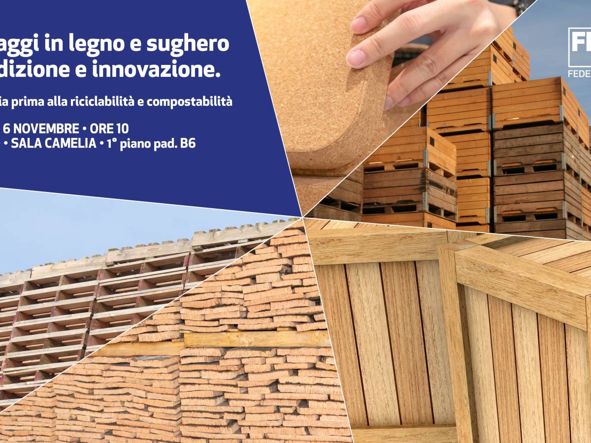 Assoimballaggi, the value of wood for the environment at Ecomondo