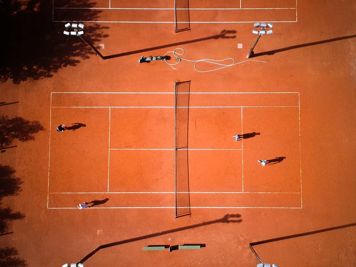 Tennis, horns and an uncomfortable mixed doubles