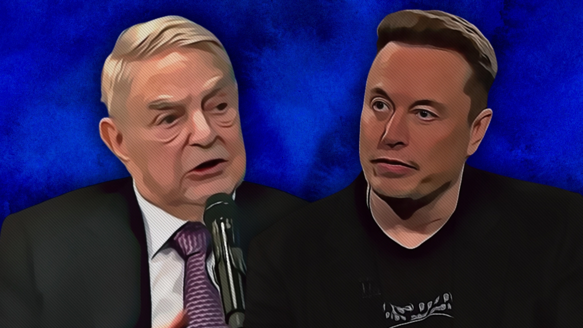 he rants about Musk, is silent about Soros