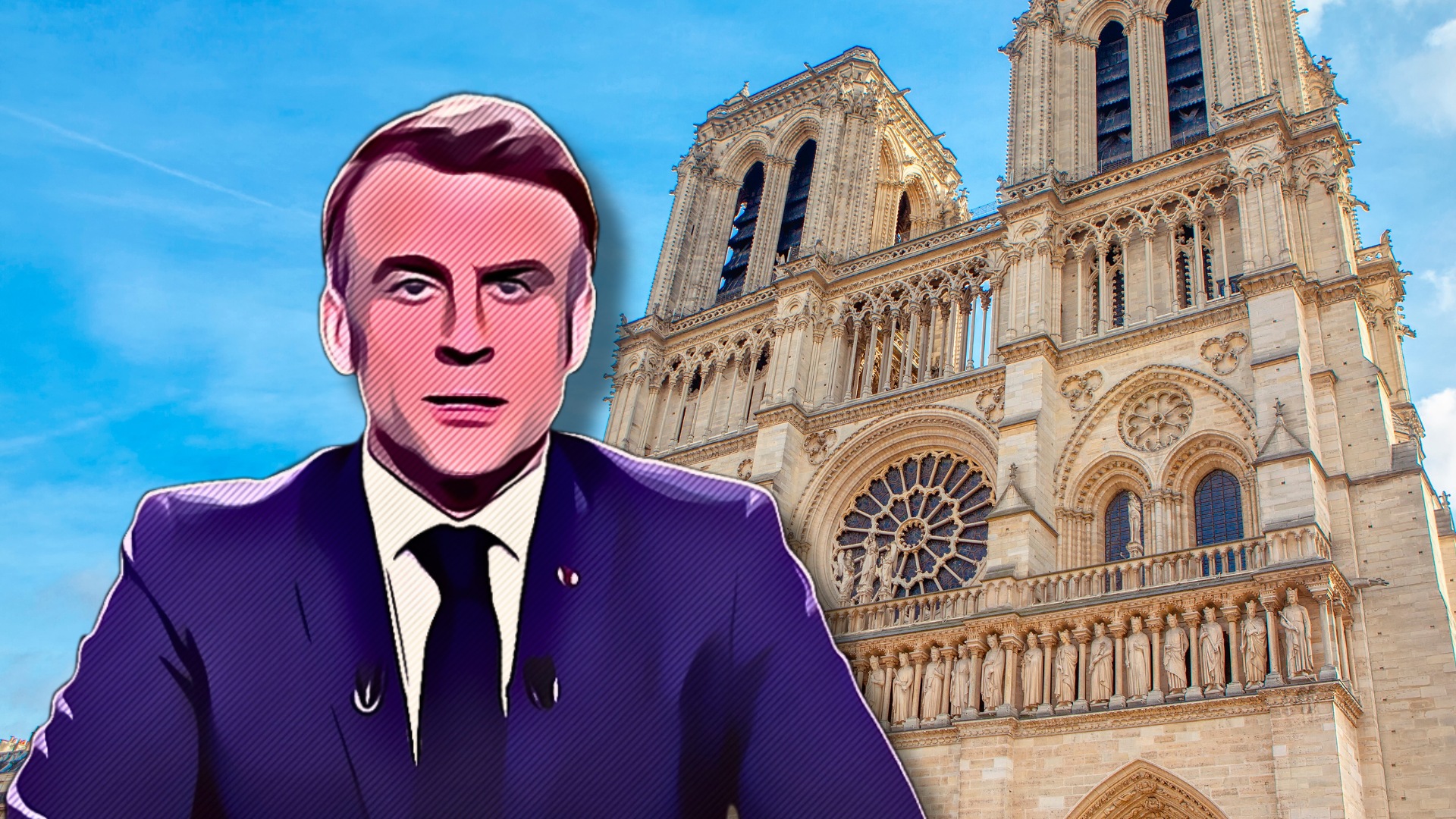If Macron ruins the party at Notre-Dame de Paris