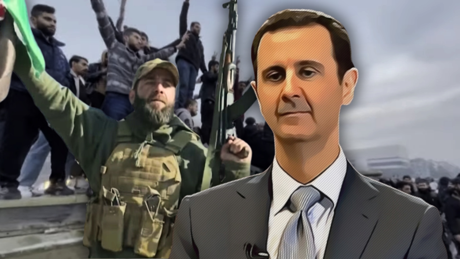 Syria, the rebels have taken Damascus. "Assad is on the run"