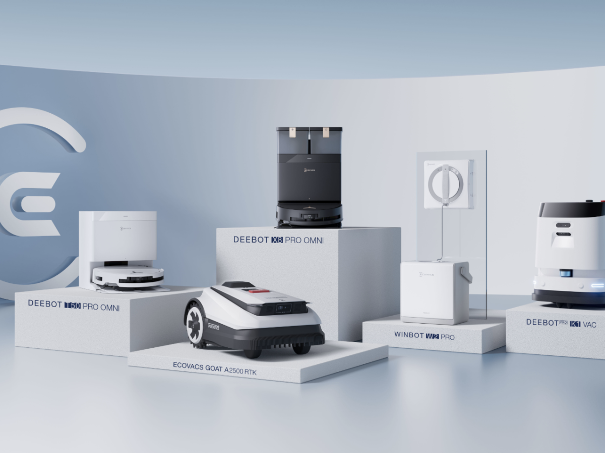 The floors, the windows, the lawn. Ecovacs presents the future of robotics at CES in Las Vegas