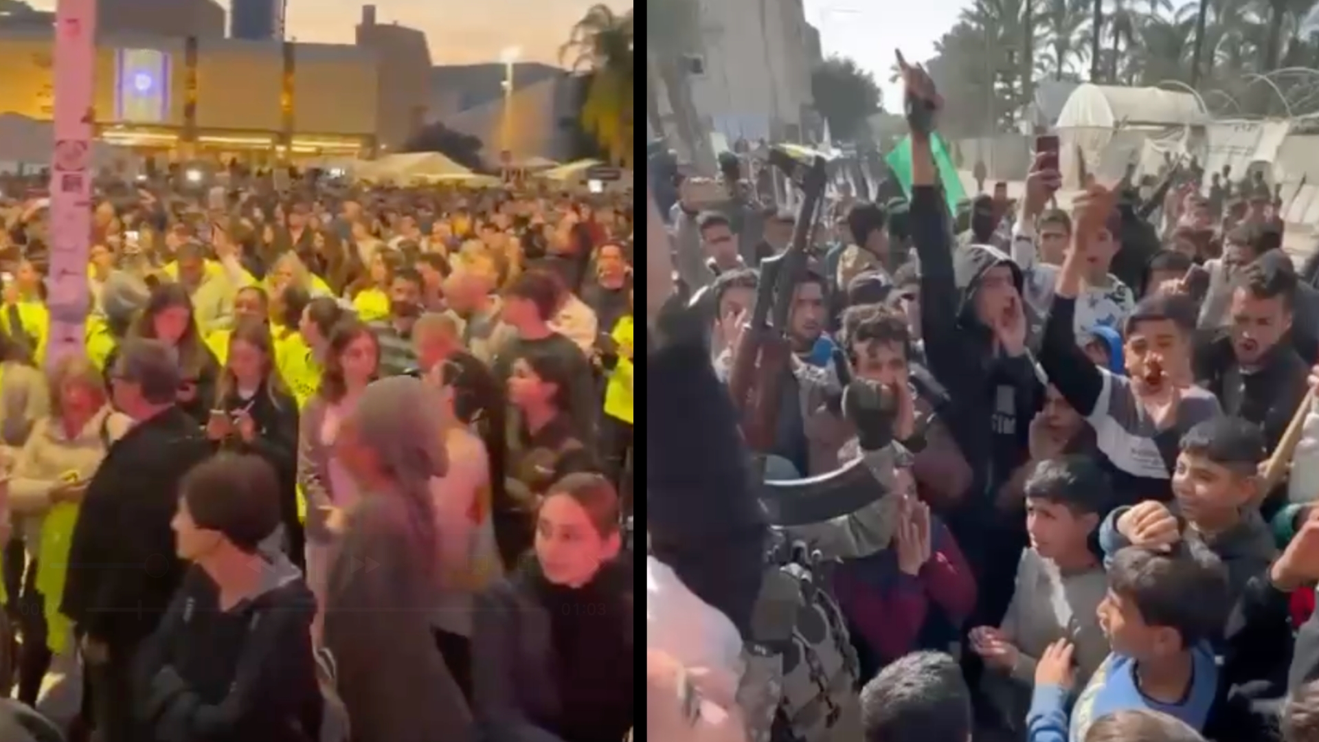 Israel-Hamas, three hostages free: here are the videos