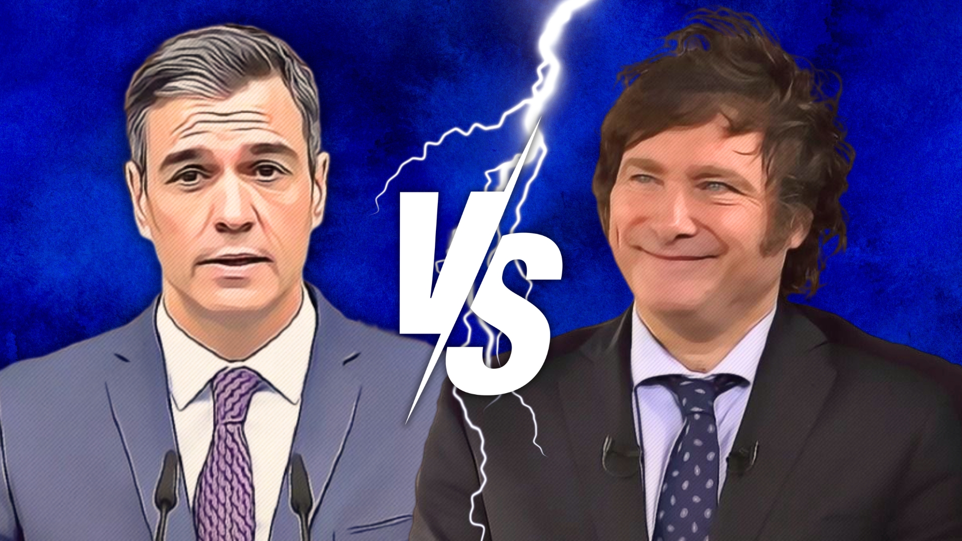 Milei vs Sanchez, so the freedom of "El loco" tears down red dirigisme