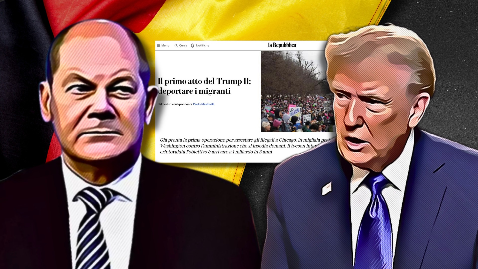 Olaf Scholz deported 35 thousand migrants