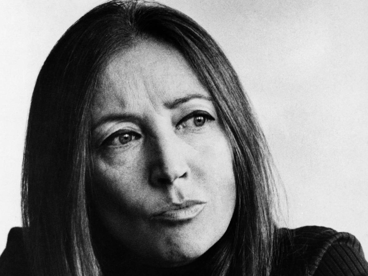 Oriana Fallaci saw us very long
