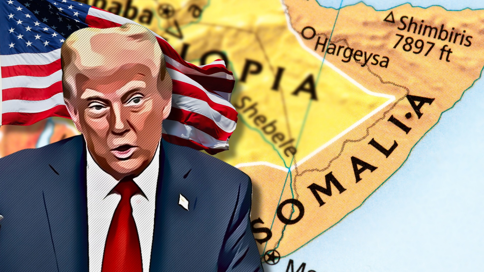 Because the pacifist Trump bombed the Somalia