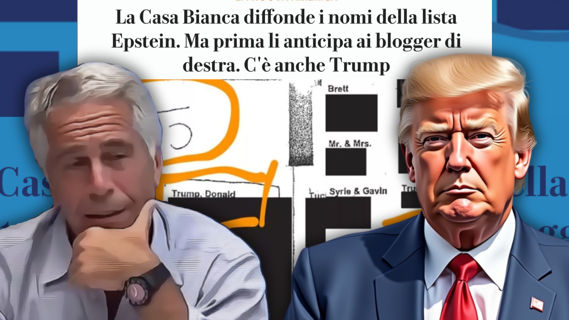 Epstein list, something doesn't come back: but is Trump really is there?