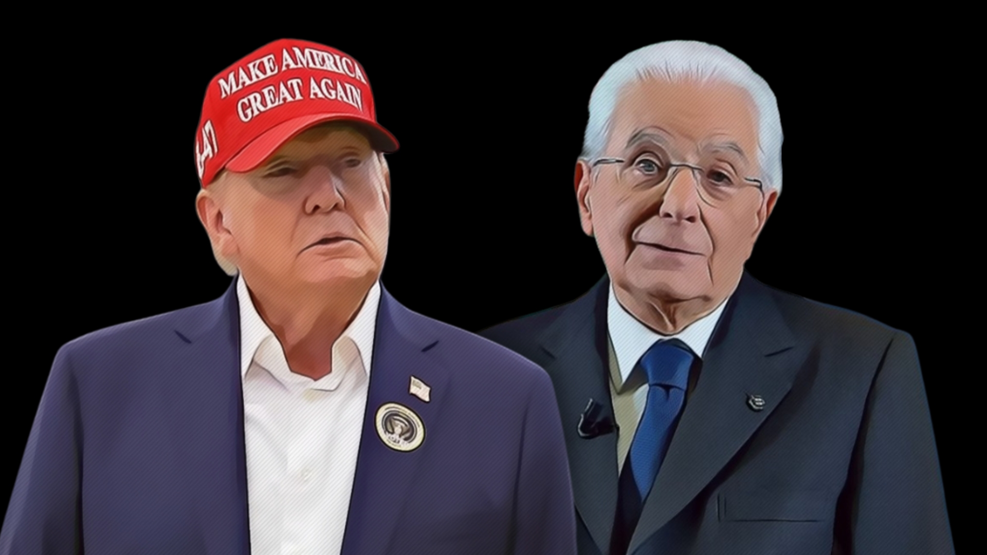 Trump's solemn argument in Mattarella