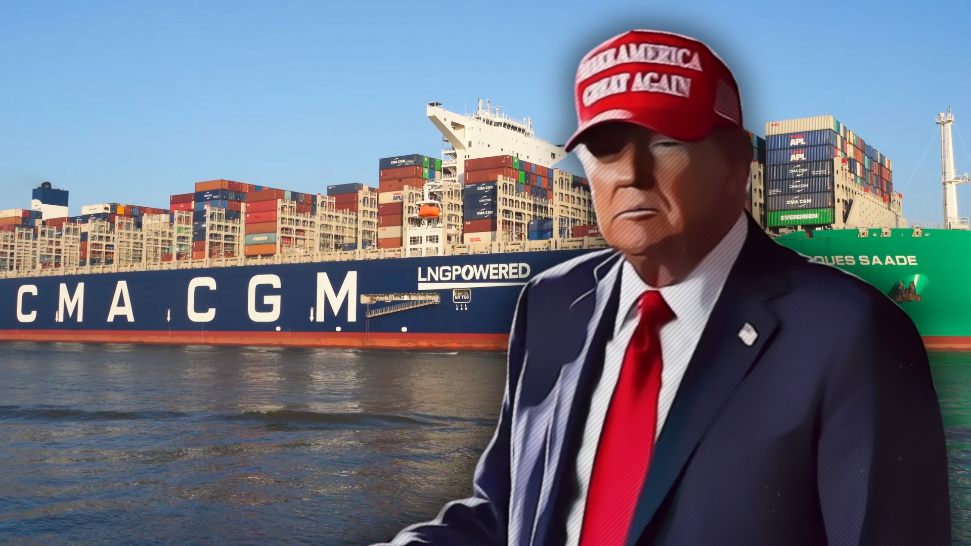 The sensational global maneuver on containers