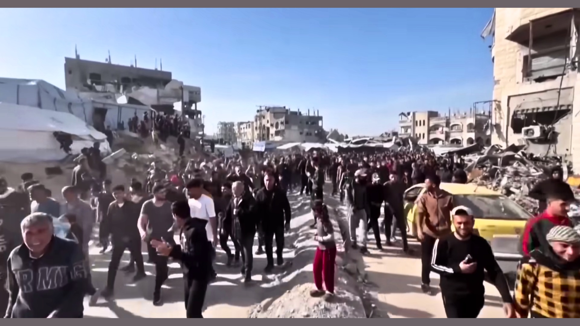 Long live the Palestinians in the square. What will pro-haamas now say?