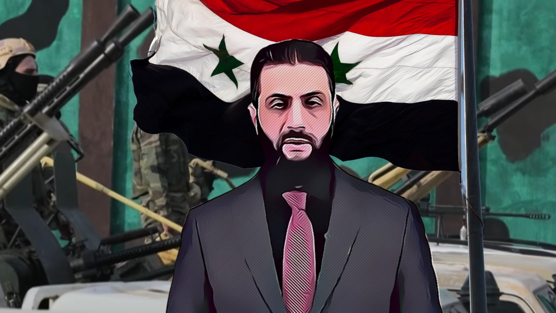 Syria, Al Jolani's massacre. That sucks the silence of his fans in the EU