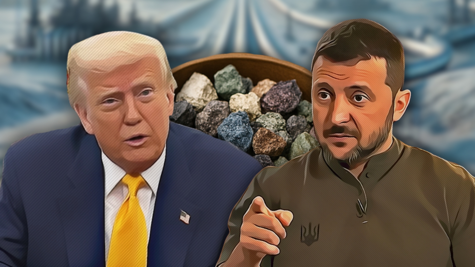 Trump wants to laugh at Russian gas