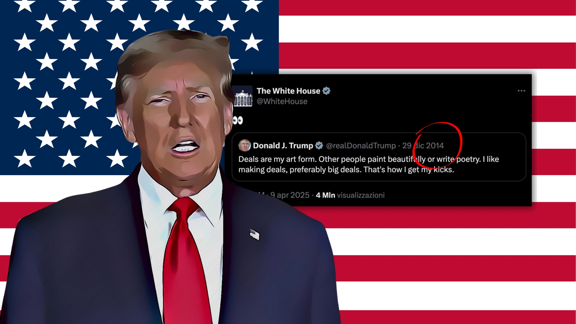 The post of the White House explains what Trump really wants