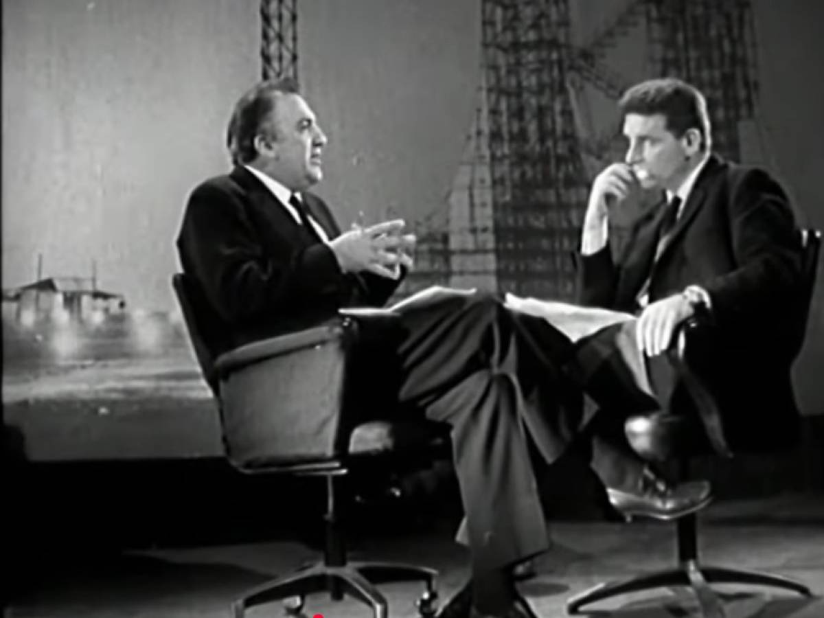 "Reality is a trap". When Fellini confessed to Zavoli