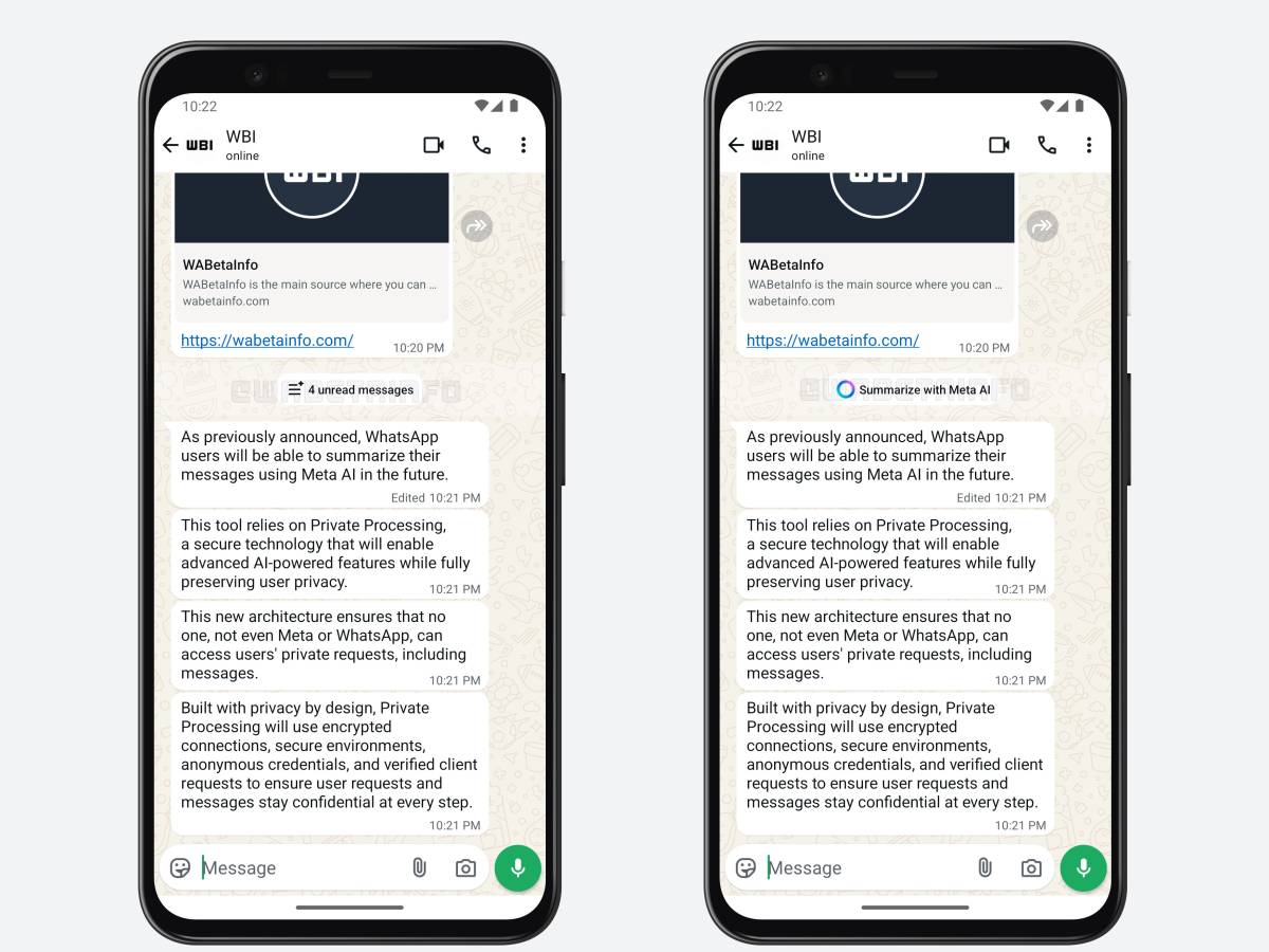 WhatsApp, "summaries" of chat with artificial intelligence: here's how