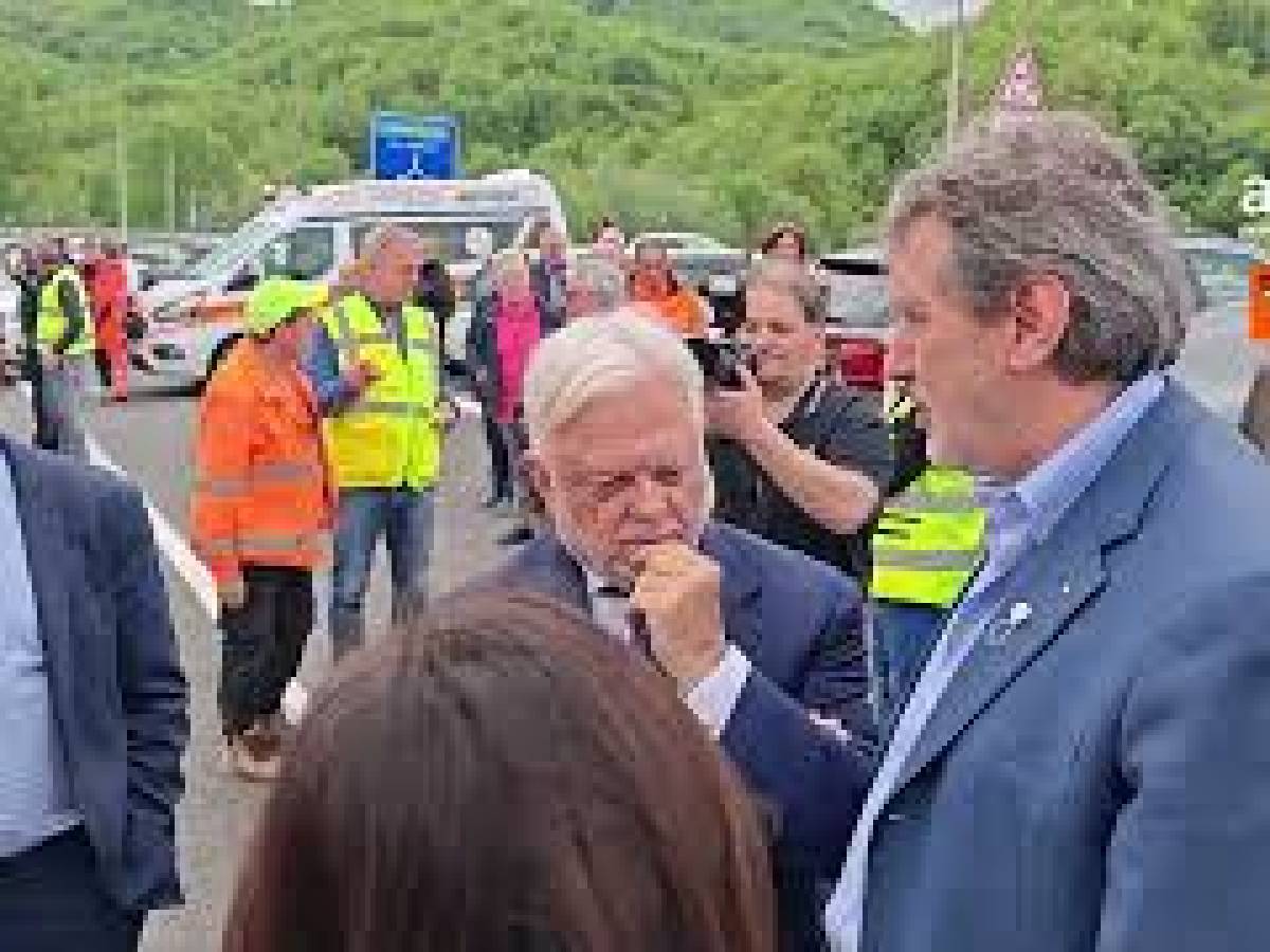 Video: Anas opens up a section of the "Picente" state road 260 in Abruzzo