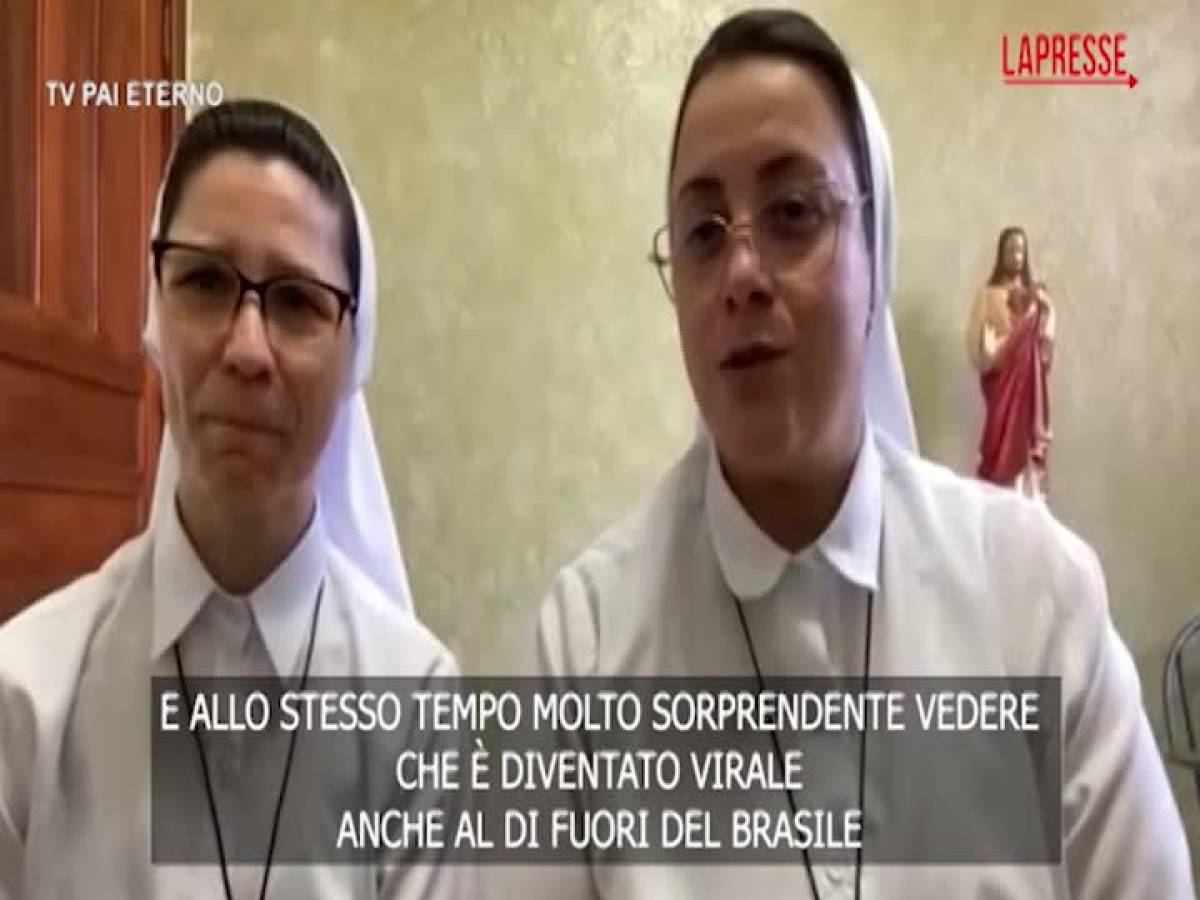Video: Brazil, nun dance and make beatbox on live TV: the video is viral