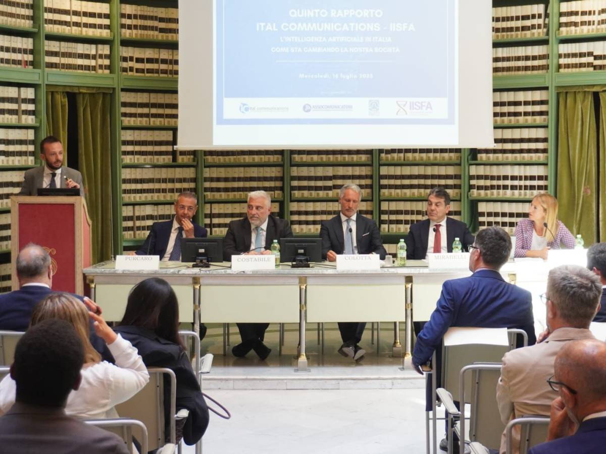 Artificial intelligence in Italy. Fifth Ital Communications-iisfa report, 77% use the IA, but only 7% know it well