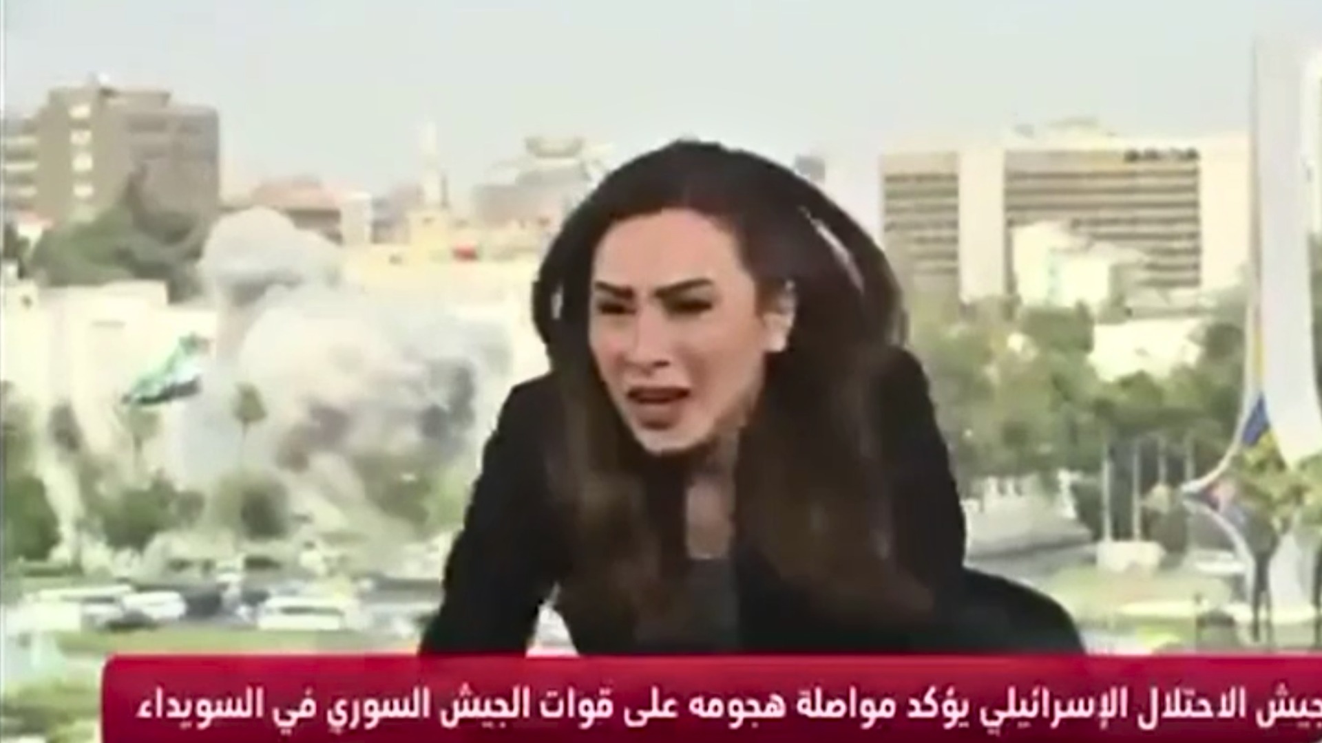 Because Israel is bombing Syria