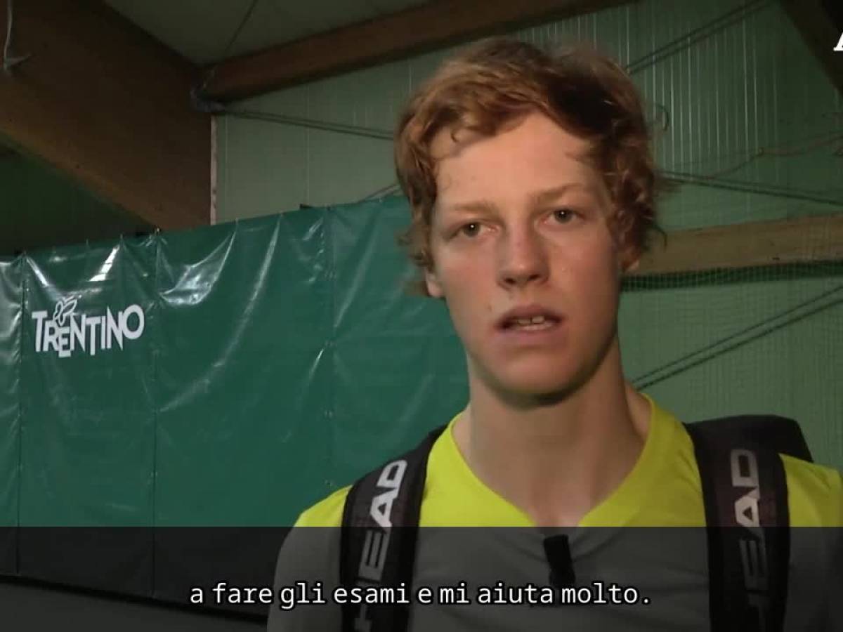 Video: Sinner at 17: "Dad gave me the racket for the first time"